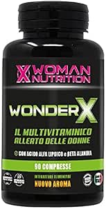 WONDER X – Multivitaminico forte ad alto dosaggio utile per energia,  sistema immunitario ed estetica della donna : Amazon.it: Salute e cura  della persona