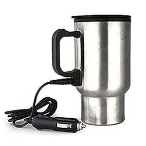 QUALIZA Electric Car Cigarette Lighter Operated Mug with Car Wire Plug