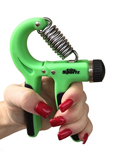Elite Sportz – Handtrainer and 3 Therapieballs – Handgrip Trainer – The best grip enhancer for the development of hand and forearm musculature – Adjustable resistance range from 22 to 88 pounds (10-40 Kg) - 4