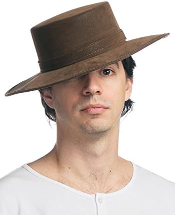 H.M. Smallwares Faux Leather Spanish Hat