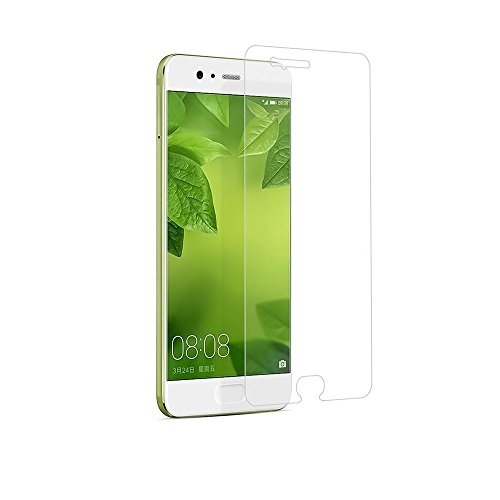 [2 Stück]Huawei P10 Panzerglas Schutzfolie, EUGO 9H Hartglas Schutzfolie Displayschutz für Huawei P10 – Transparent - 5