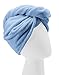 Produktbild Turbie Twist Mikrofaser Hair Towel Wrap [Single Pack] The Original Mikrofaser Haar Wickeln wie auf Fernsehapparat gesehen! Blau