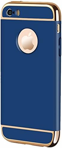 CoziCase - iPhone 5 / 5S Case Suave Series V2 Premium Hard Hybrid 3 In 1 Cover With Smart Matt Finish Tough Armour Cover (Blue)