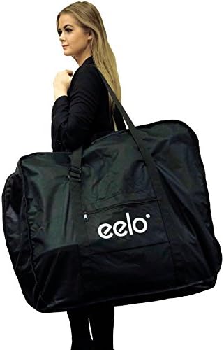 eelo 1885 Storage and Carry Bag for Folding Bikes (Black Bag)