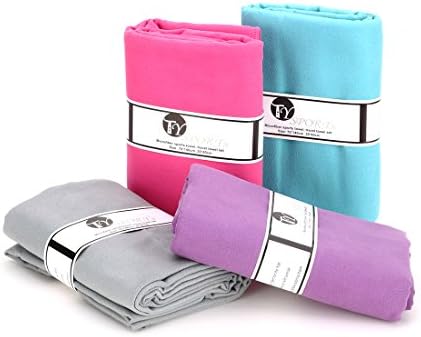 hiumi Microfibre Travel Towel - Sports Towel for the Beach - Gym - Camping - Swimming - Yoga and Pilates - Quick Dry, Lightweight and Compact