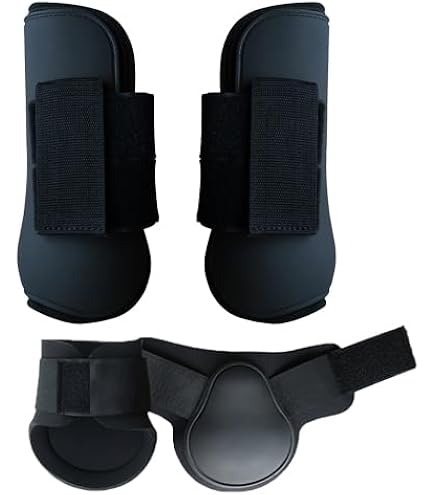 Sehnengamaschen Für Pferde - 4-teiliges Set Vorne Offen Für Springen Und Training