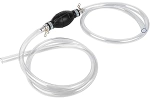 LCOUACEO Bomba de Sifón Manual de Transferencia de Gas,Aceite,Agua,Combustible, Manguera de Sifón de Gasolina, Bomba de Transferencia de Combustible, Fácil Trasvase ​de Todo Tipo de Líquidos por ​Succión