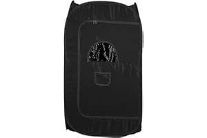 Sauna à vapeur personnel, sauna à vapeur portable de spa à domicile 2L Sauna pour une personne avec marmite à vapeur Cuiseur vapeur léger pour se détendre à la maison (100 * 80 * 170cm (noir))