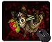 Produktbild Gaming Mouse Pad Custom, Red Rose Deutscher Schäferhund Rose Blume - Genähte Kanten