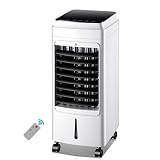 Comodidad: use el ventilador del aire acondicionado o los botones de control en el control remoto portátil para operar la función de temporizador de 7 horas, 3 configuraciones de velocidad y 3 tipos de viento.