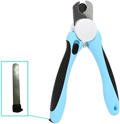 Akemiao Dog Nail Clipper Set with Nail File Suitable for Medium and Large Dogs(Blue)