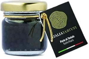 Italia Tartufi - Perle di caviale al tartufo - Caviale Vegano 25 gm