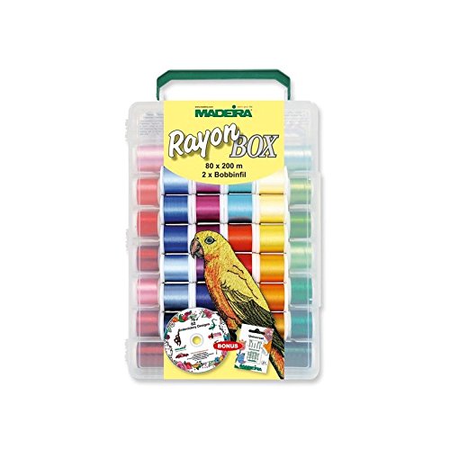 Madeira Rayon Stickbox 80 x 200 m