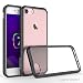 Produktbild FusionTech® iPhone 8/7 Hülle, [Crystal Clear] iPhone 8 Hülle Schutzhülle Silikon Handyhülle [Ultra Hybrid] Durchsichtige schlagfesten [Tropfenschutz] Bumper Case Cover für Apple iPhone 8/7 (Schwarz)