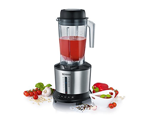 Severin SM 3740 Hochleistungsmixer, 1,7 L, 1.400 Watt, 33.500 Umdrehungen und 6 Automatik-Programme - 4