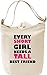 Produktbild Every Short Girl Needs A Tall Best Friend Slogan Leinwand Tagestasche Canvas Day Bag| 100% Premium Cotton Canvas| DTG Printing|