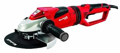 Einhell Meuleuse d'angle TE-AG 230 (2350 W, Régime : 6.500 trs/min, Diamètre des disques : 230 mm, SoftGrip, Livré avec poignée supplémentaire, clé à bride, sans disque)