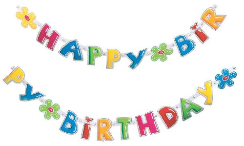 Susy Card 11142148 - Kette, Happy Birthday 1, 6 m, 1 Stück