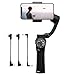Produktbild SNOPPA Atom Gimbal 3 Achsen Stabilisator für GoPro Hero 4 5 6 Smartphone, kabellos, integrierter Mikrofonanschluss, 24 Stunden Akkulaufzeit