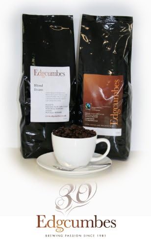 Edgcumbes Coffee - 1KG Kenyan Blend Ground Coffee - Delicious Delicate Flavours