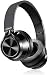 Produktbild Bluetooth Kopfhörer über Ohr, ysmkuok Wireless Hi-Fi Stereo Headset mit Noise Cancelling Mikrofon, unterstützt Freisprechen Wireless und Wired faltbar Kopfhörer für PC/Handys/TV - Schwarz