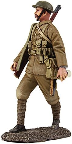 W Britain - 1916-17 British Infantry Marching No.2 Collectible Toy Soldier 1/30 Scale Hand Painted Metal Figure by W Britain