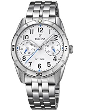 Festina Unisex-Armbanduhr Junior Collection Analog Quarz Edelstahl F16908/1