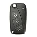 Produktbild JenNiFer Flip Fob Key Shell Case Blade Mit 3 Button Für FIAT Panda Grande
