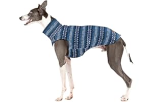 CANDYPET Pull en laine acrylique pour whippets : style, chaleur et confort - Design élégant et ajustement protection contre le froid - Idéal pour les whippets, les lévriers et les lévriers italiens - Ethnic, M