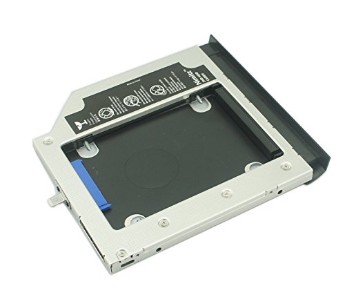 Nimitz Zweiter HDD-/SSD-Laufwerkschacht-Adapter für Lenovo ThinkPad E550c E555 E560 E565 mit Blende - 4