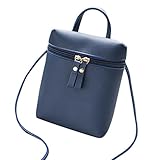 Schultertasche Damen Handtasche Btruely Geldbörse Groß Umhängetasche Portemonnaie mit Münze TascheBote Tasche Leder Geldbörse Handytasche Wallet (Blau)
