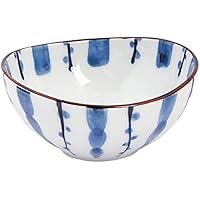 TOKYO design studio Estudio de diseño de Tokio Mixed Cuencos 10,5 x 5 cm fk-412, Azul/Blanco