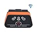 Produktbild Vgate iCar 2 WiFi OBD2 Scanner-Scan-Werkzeuge Schnittstellen-Adapter Überprüfungs-Motor Auto-Diagnosewerkzeug für iOS iPhone iPad, Android Selbstschlaf (Schwarzes + Orange)