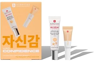 Erborian - BB Crème au Ginseng 5-en-1 - Soin Teinté Perfecteur Effet "Peau de Bébé" - Fond de Teint Couvrant Imperfections - Protection Solaire SPF 20 - Soin Cosmétique Coréen - 15ml