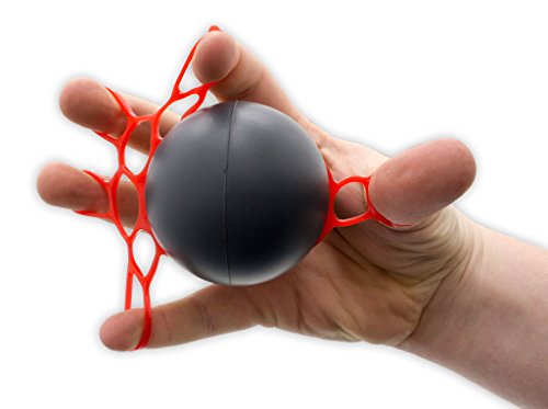 TheraPie Exerciser mit doppeltem Ring | Handtrainer | Fingertrainer | Trainingsgerät für die Muskulatur der Hände und der Unterarme