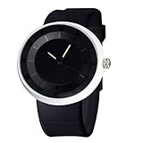 Kreative Uhr/Porzellan weiß/einfaches Design/laminierte/leuchtende Uhren/Geschenke, 2