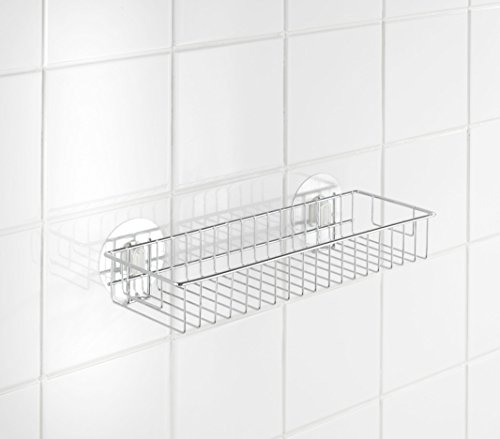 Wenko 21572100 Static-Loc Maxiablage Osimo, Stahl, 35 x 9,5 x 14 cm, chrom - 5