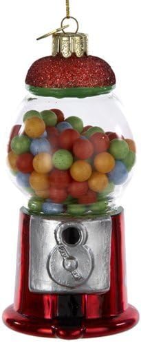 Kurt Adler 4-1/2-Inch Noble Gems Glass Gumball Machine Ornament by Noble Gems