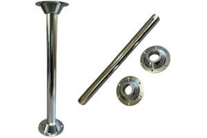 XENPER Pata de Mesa Camper y Caravana – CONICA para Furgonetas y Campers, Tubo 70 cm de Altura, Ligera y Resistente – Soporte Estable para Mesas en Autocaravanas