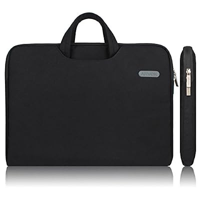 Arvok 17 17,3 Pouce Housse pour Portable / résistant à l'eau Toile Tissu Sac de transport pour ordinateur portable avec poignée et poche à fermeture éclair/étui pour ordinateur portable/ultrabook/tablette/Pochette Housse Skin pour Acer/Asus/Dell/Len…