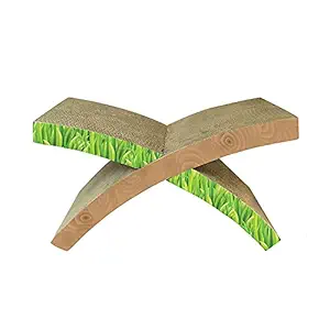 Outward Hound: - Easy Life Hammock Scratch and Sleep | Cat Scratcher for Cats of All Ages | Comes with Catnip to Help Keep Curious Kitties Interested | Designed to Keep your Kitty's Attention off your Furniture - Multicolour