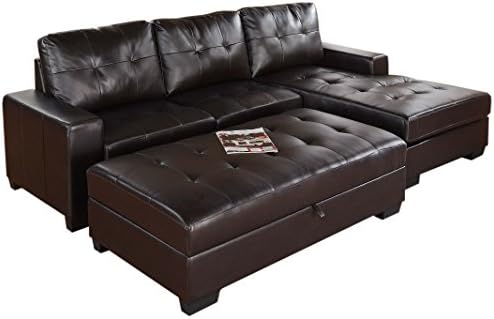 Ideal Furniture Cheshire Corner Left Hand Furniture, Black