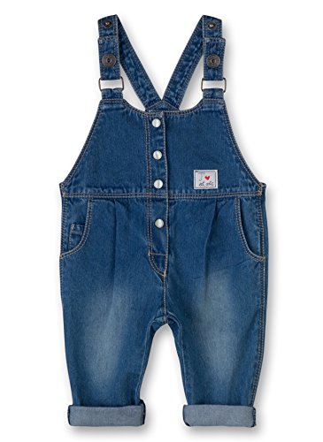 Sanetta Baby Girls' Dungarees Blue Blau (new blue 9438) 3-6 Months