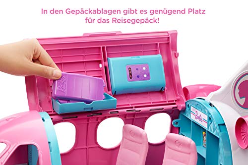 Barbie GJB33 - Reise Traumflugzeug Flugzeug mit Puppe und Zubehör, Puppen Spielzeug ab 3 Jahren - 4