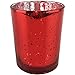 Produktbild TianranRT Quecksilber Glas Votiv Teelicht Kerze Halter für Hochzeiten Partys und Home Dekor (Rot)