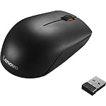 Lenovo 300 Wireless Compact Mouse, 1000 DPI Optical sensor, 2.4GHz...