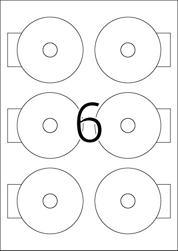 Herma 8619 - Pack de 60 etiquetas di metro 78 mm color blanco Herma 8619 - Pack de 60 etiquetas di metro 78 mm color blanco