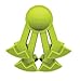 Kaboost Portable Chair Booster, Green
