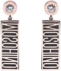 Earrings MJW&amp;EH Women's Drop With Gift Box, Metallic Korean Stainless Steel Rectangle Jewelry Daily Costume Jewelry, one size