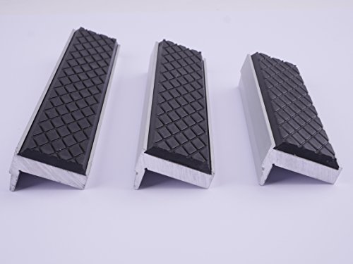 GSR Schonbacken für Schraubstock, Schutzbacken für Schraubstock 125mm Alu/Gummi mit Magnet Spann-Backen - 3